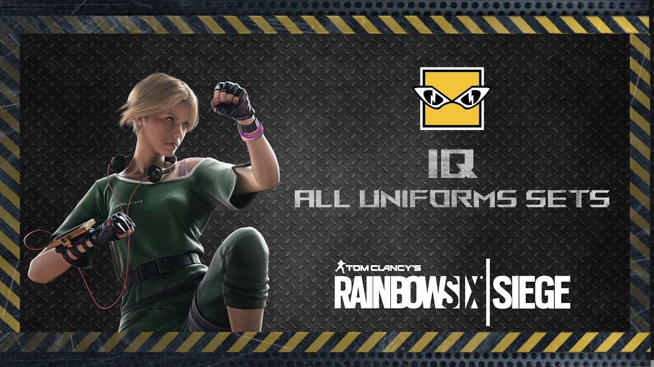 IQ All Uniforms Sets including Elite and Black Ice Skin - Rainbow Six Siege | R6 News