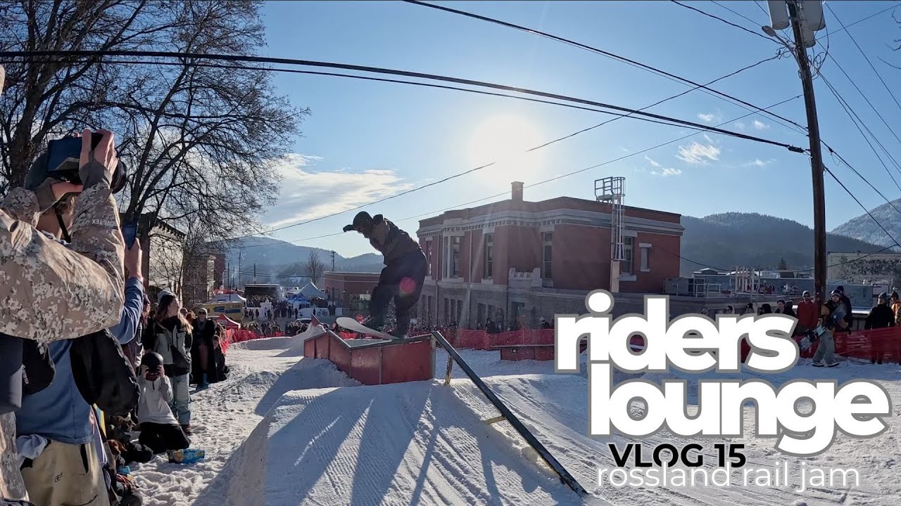 VLOG 15 - No Pow to Shred , Lets Check the Rail Jam !