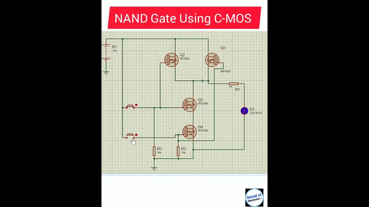 How to make NAND Gate Using C-MOS