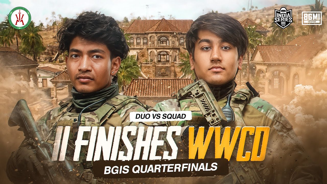 Intense Duo V/s Squad Chicken Dinner in BGIS Quarter Finals | POV 