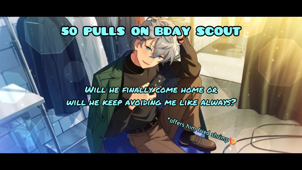[Ensemble Stars!!] Izumi Birthday Scout | I'll make you shrimp tempura, pls respond
