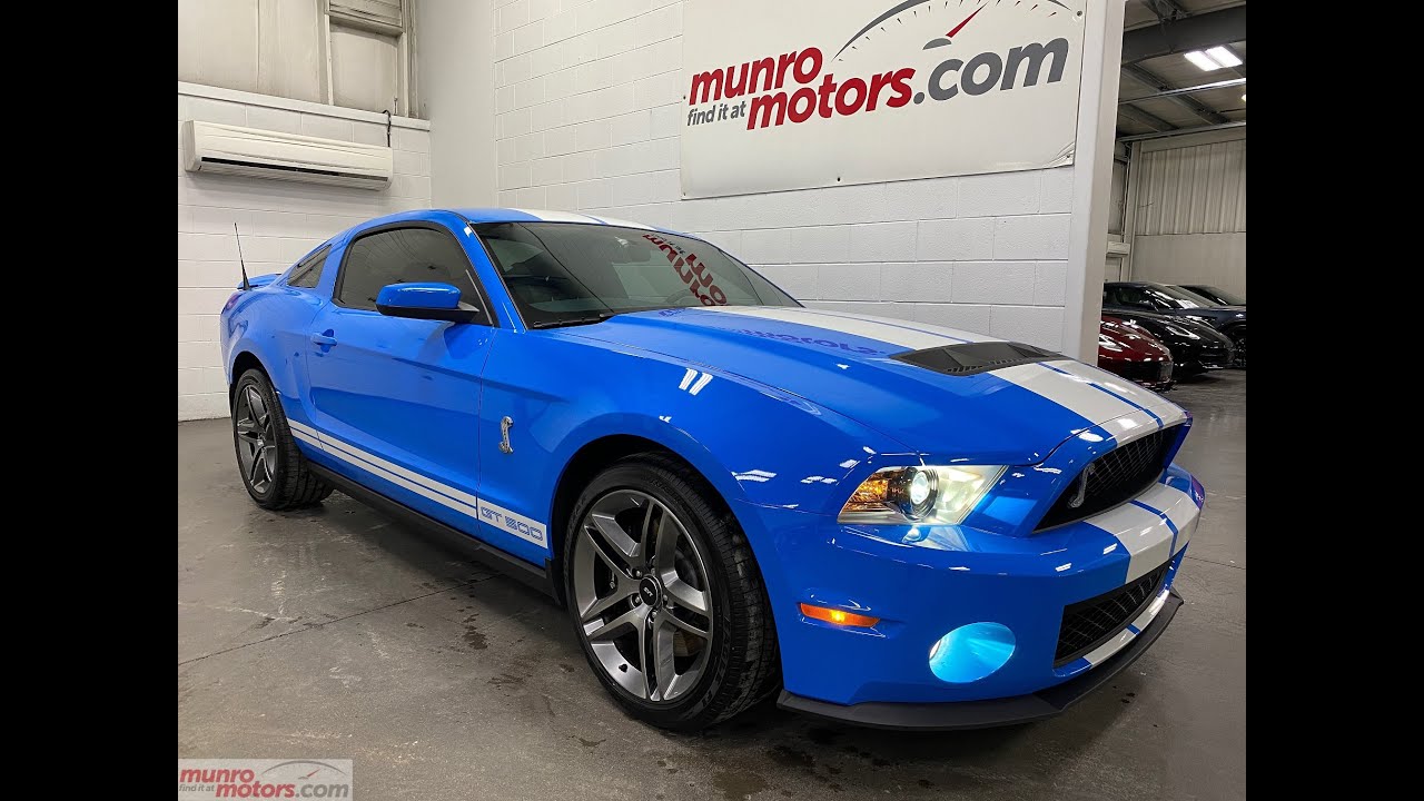 2010 Mustang SOLD SOLD SOLD Shelby GT500 Grabber Blue 9900 kms