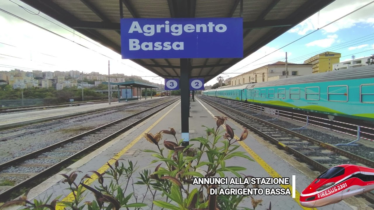 Annunci alla stazione di Agrigento Bassa
