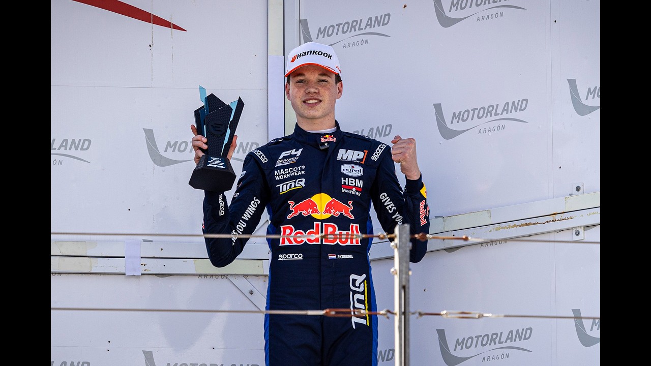 DOUBLE PODIUM 🏆 and ROOKIE WINNER in final round of the F4 Spanish Winter Championship
