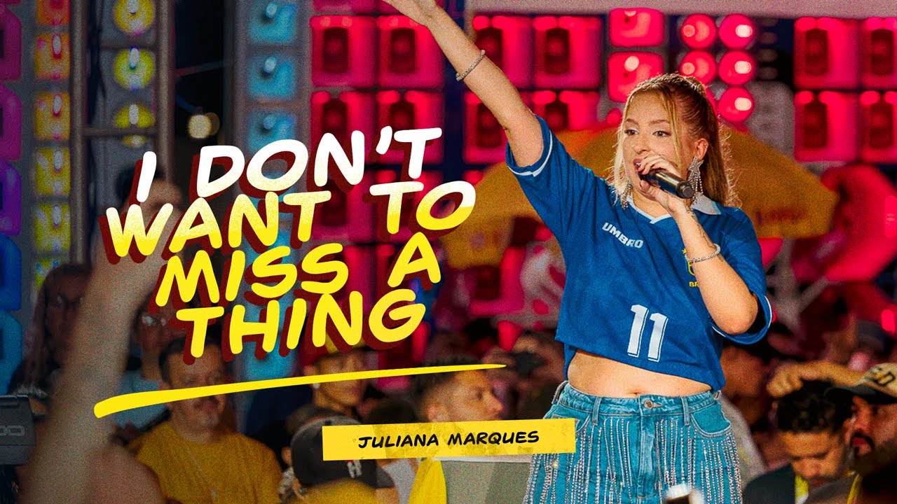 Ju Marques - I DON'T WANT TO MISS A THING (Seresta Internacional In Aracaju)