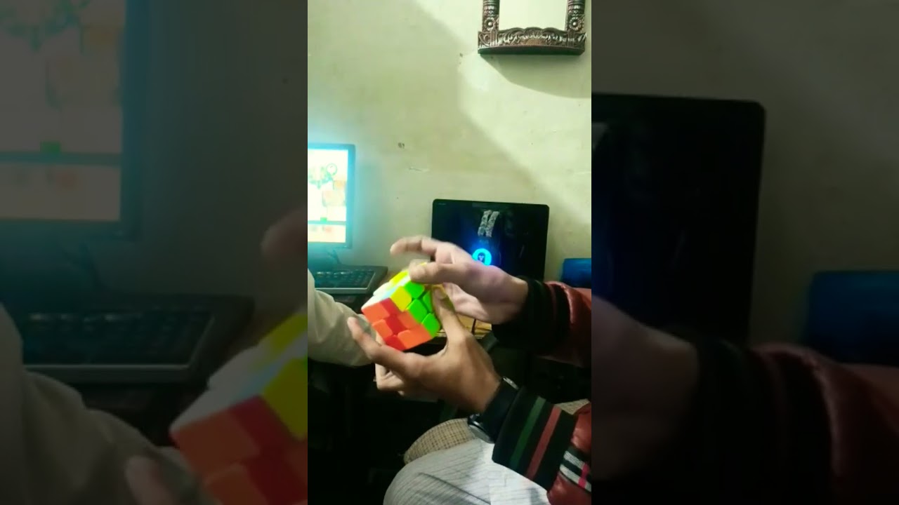 Solving Cube 3&times;3 || Sove method in 33.33333 Second || No one will be complete this.....