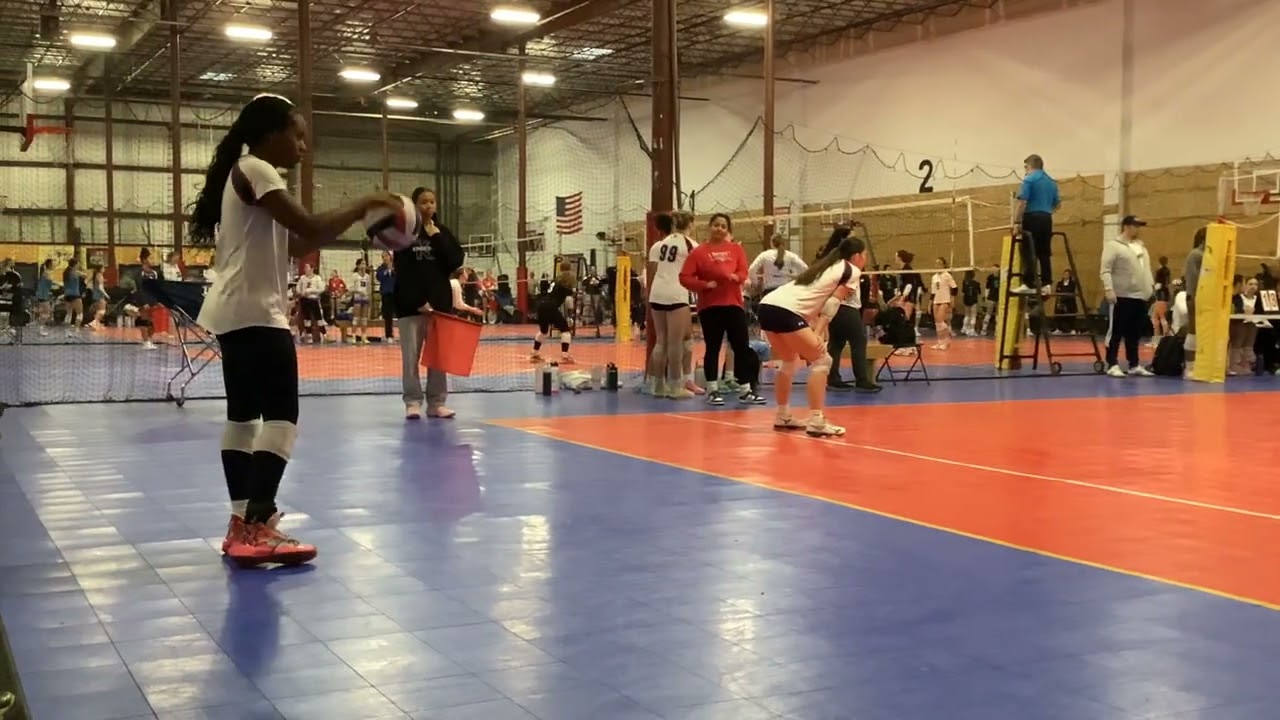 LEVBC 17U National vs. Metro National 17 1st Set @ MDJRS in Jessup, Md