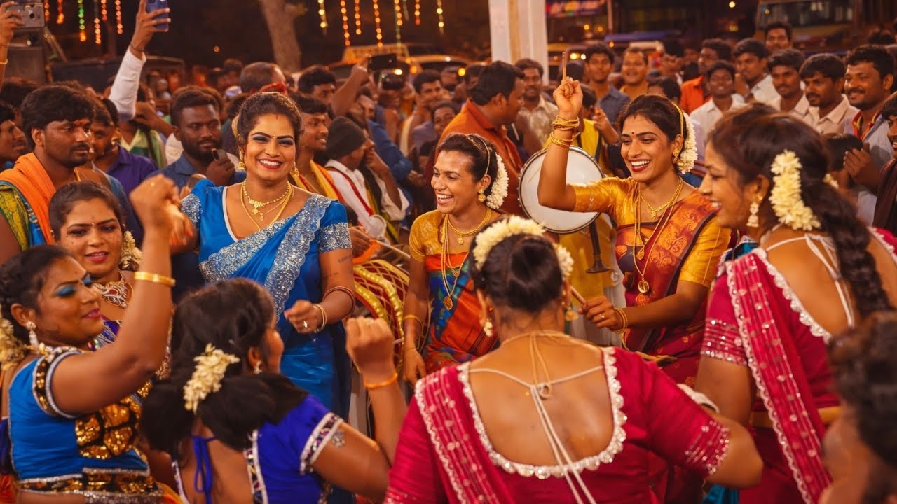❤️✨ திருநங்கைகள் மற்றும் கரகாட்ட அழகிகளின் கும்மி ஆட்டம் ❤️✨