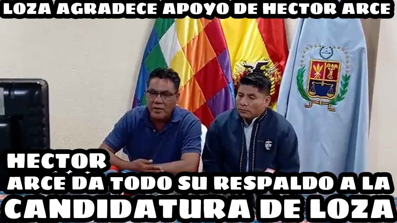 EXDIPUTADO ARCE DEJA CLARO QUE ES LEAL Y VA REALIZAR CAMPAÑA PARA QUE GANE LOZA LA GOBERNACIÓN..