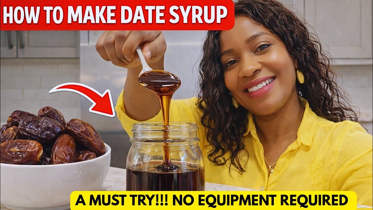 How to Make Date Syrup at Home | Natural Sweetener Recipe | Healthy Sugar Substitute