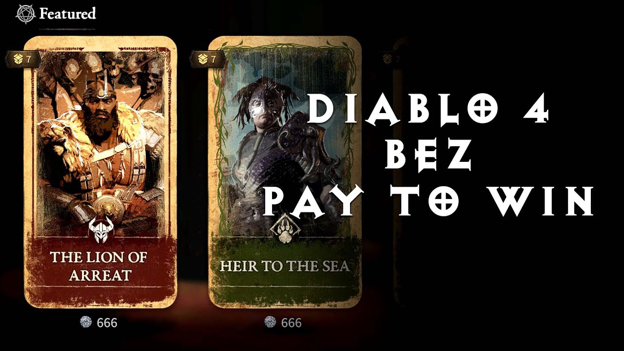 Diablo 4 oficjalnie bez pay-to-win ale z Battle Pass. Szczeg&oacute;ły monetyzacji