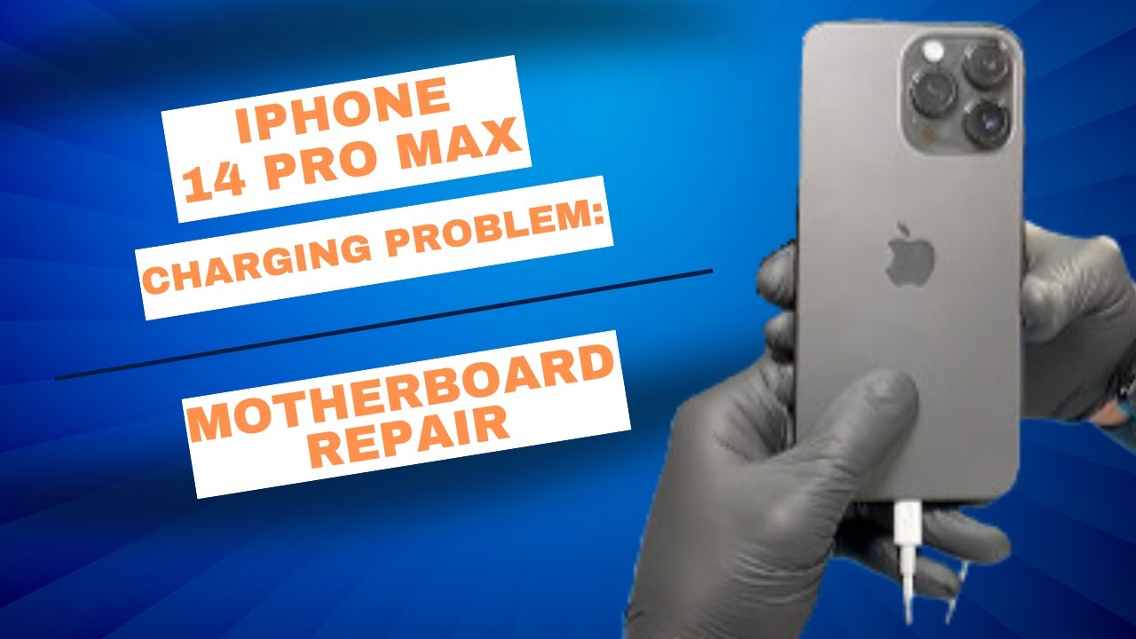 Проблема с зарядкой iPhone 14 Pro Max: ремонт материнской платы!