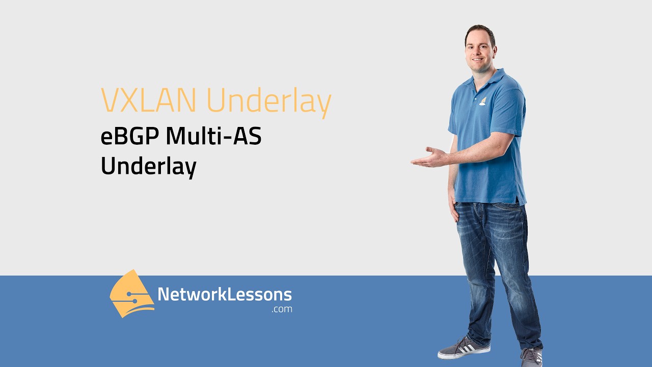 VXLAN Underlay eBGP Multi-AS Configuration Part 1/2 (Underlay)