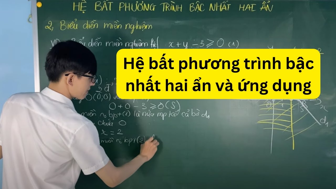 Toán 10 | Bài 5  Hệ bất phương trình bậc nhất hai ẩn ( chương trình mới )