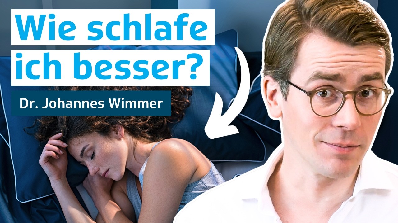 Wie besser schlafen? Ist ein gesunder Schlaf wirklich so wichtig? | Dr. Johannes Wimmer
