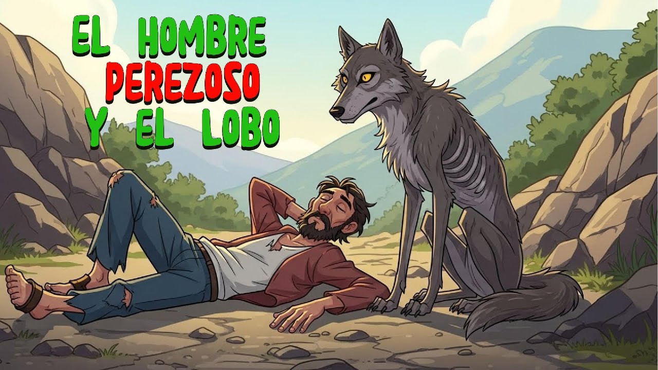La Historia del Hombre Perezoso, el Sabio y el Lobo: Una Lección que Cambió un Pueblo para Siempre