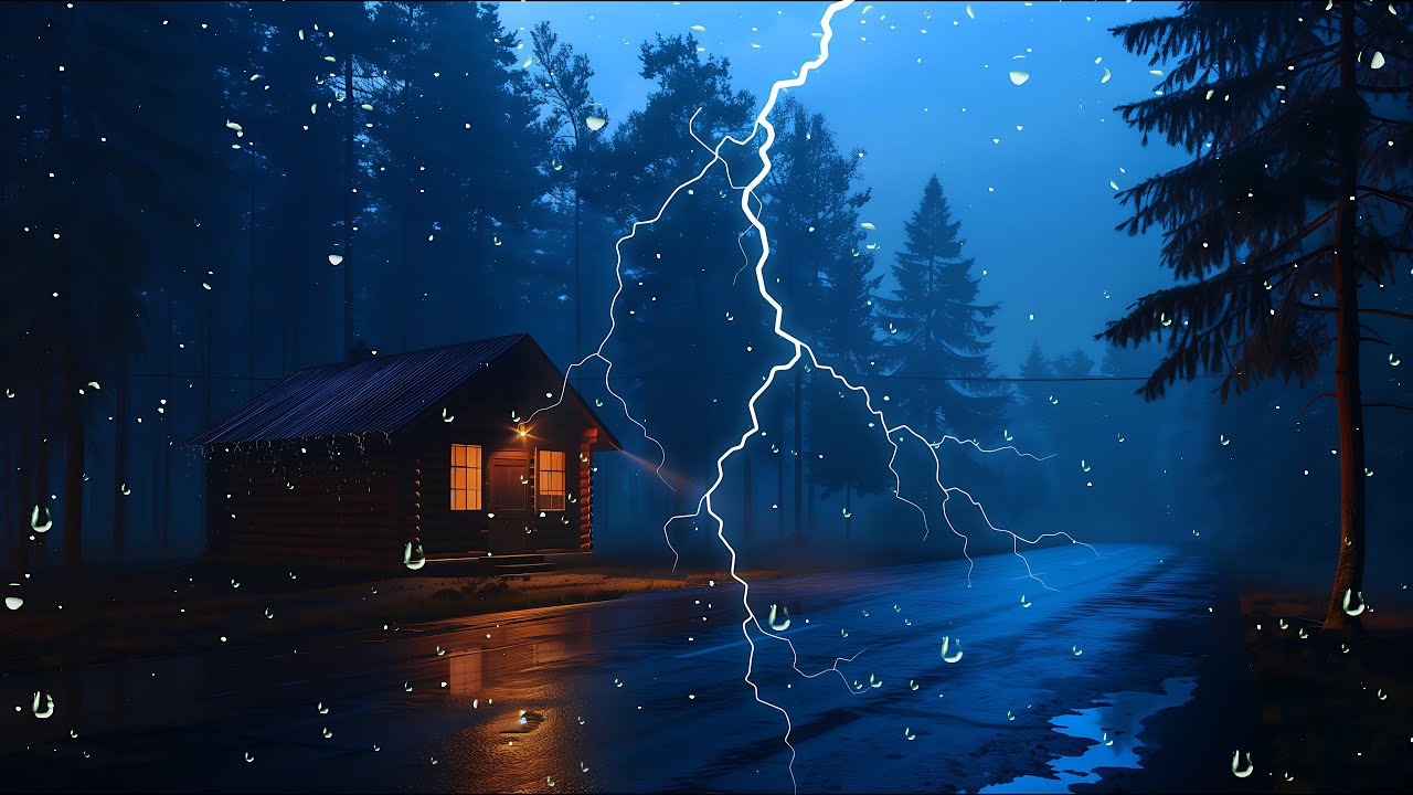 Relaxing Rain in the Forest Helps You Sleep Soundly | Relieve Stress, Focus and Sleep Better