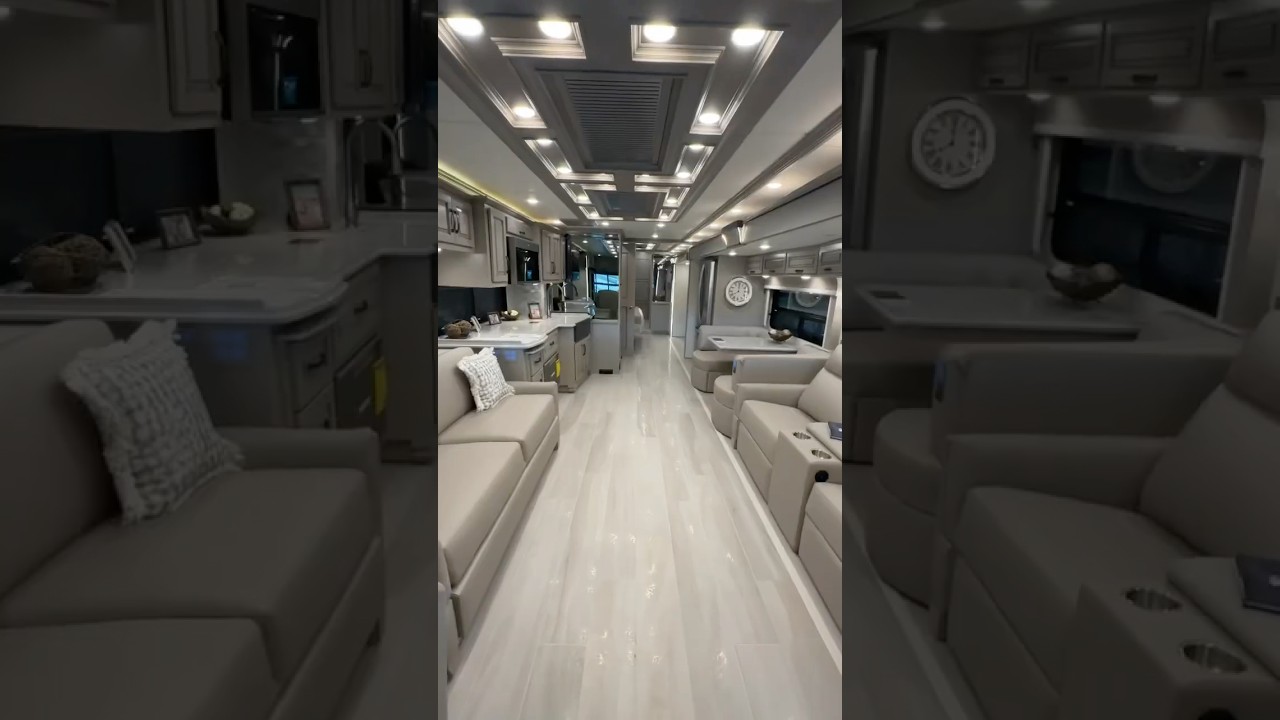 New grey cabinetry is 🔥 on this 2023 Newmar Dutch Star! 💎 #shorts #motorhome #luxurylifestyle