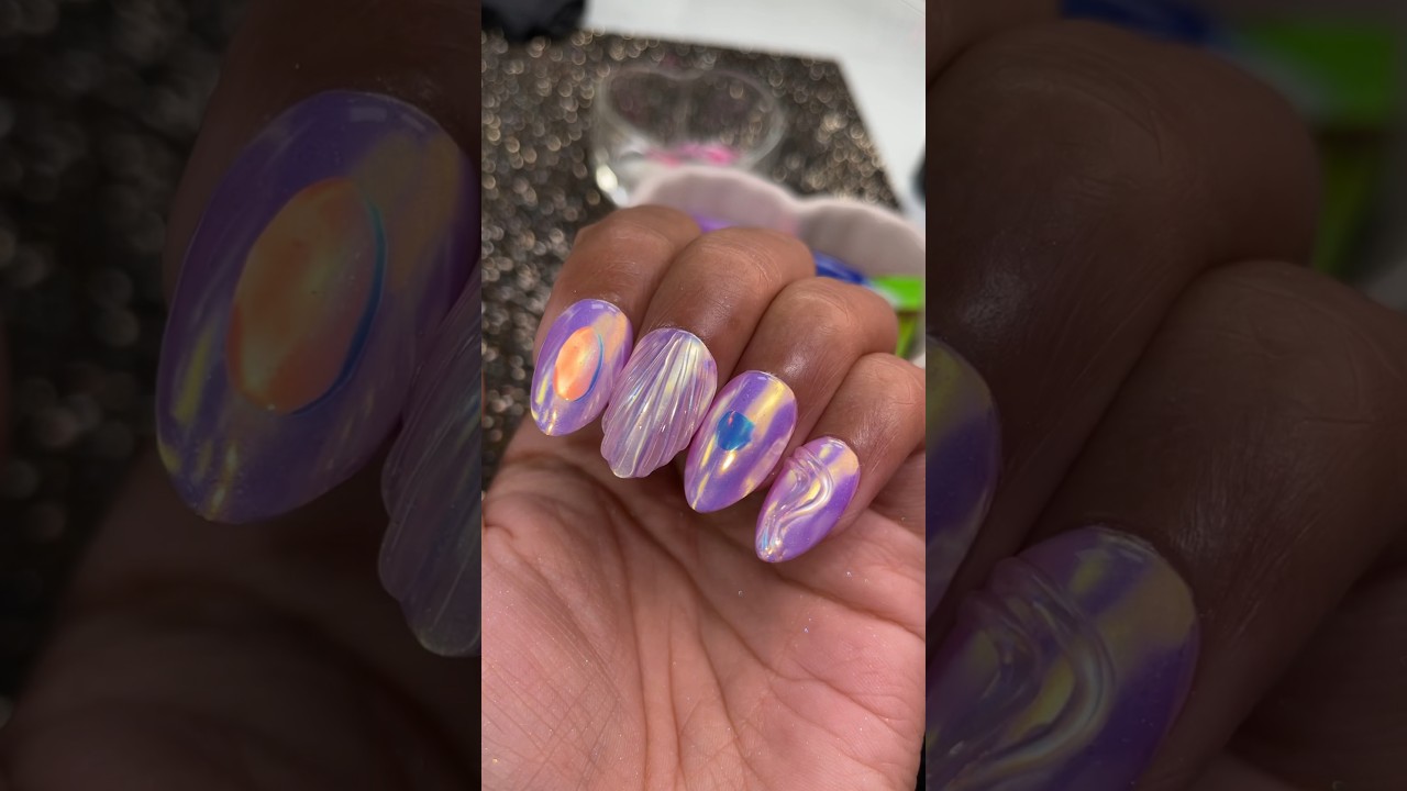 Feeling like a "NEW WOMAN" w these Nails! Aurora Uruuru 💅🏽 핑크 트렌디 네일아트 ib: Korean Nail Art