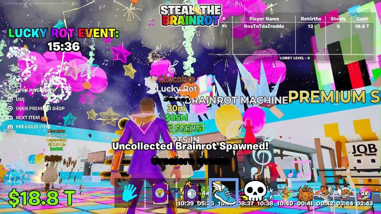 Steal the brainrot admin abuse part 3
