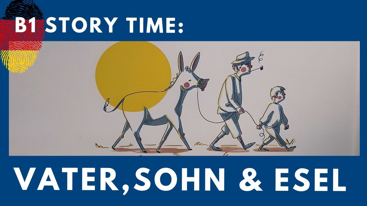 Learn with a GERMAN B1 STORY | easy and comprehensible German