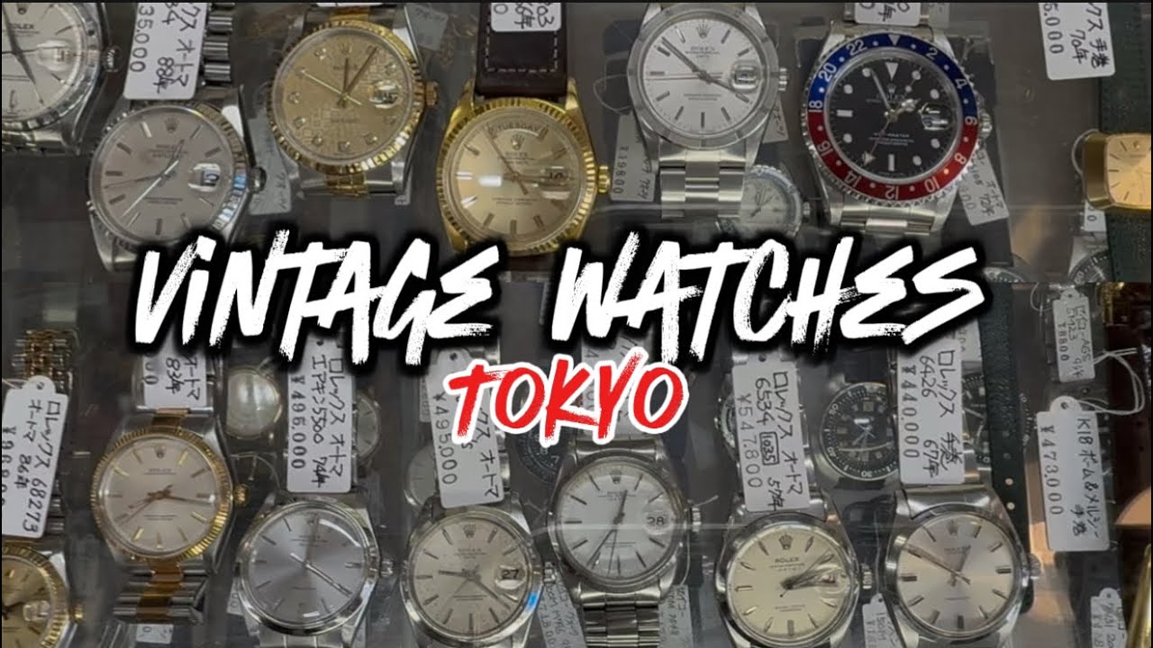 Impressive selection of vintage watches at Mizutani Camera in Tokyo (June 2025)