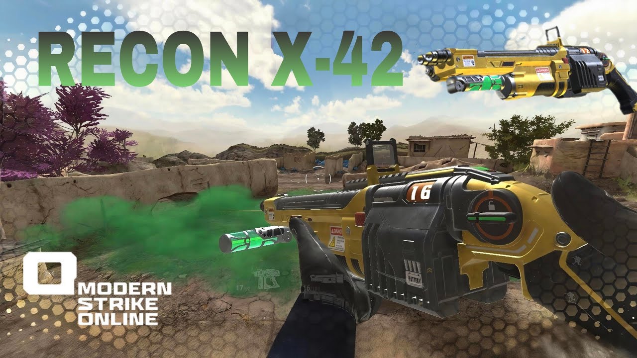 RECON X-42: ОБЗОР НА НОВЫЙ ДРОБОВИК С КАПСУЛОЙ ВОССТАНОВЛЕНИЯ БРОНИ В Modern Strike Online 