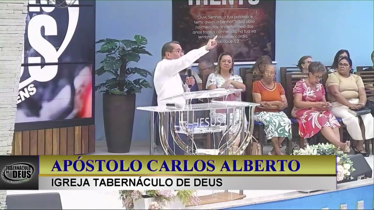 EIS QUE CEDO VENHO * APÓSTOLO CARLOS ALBERTO * TABERNÁCULO DE DEUS