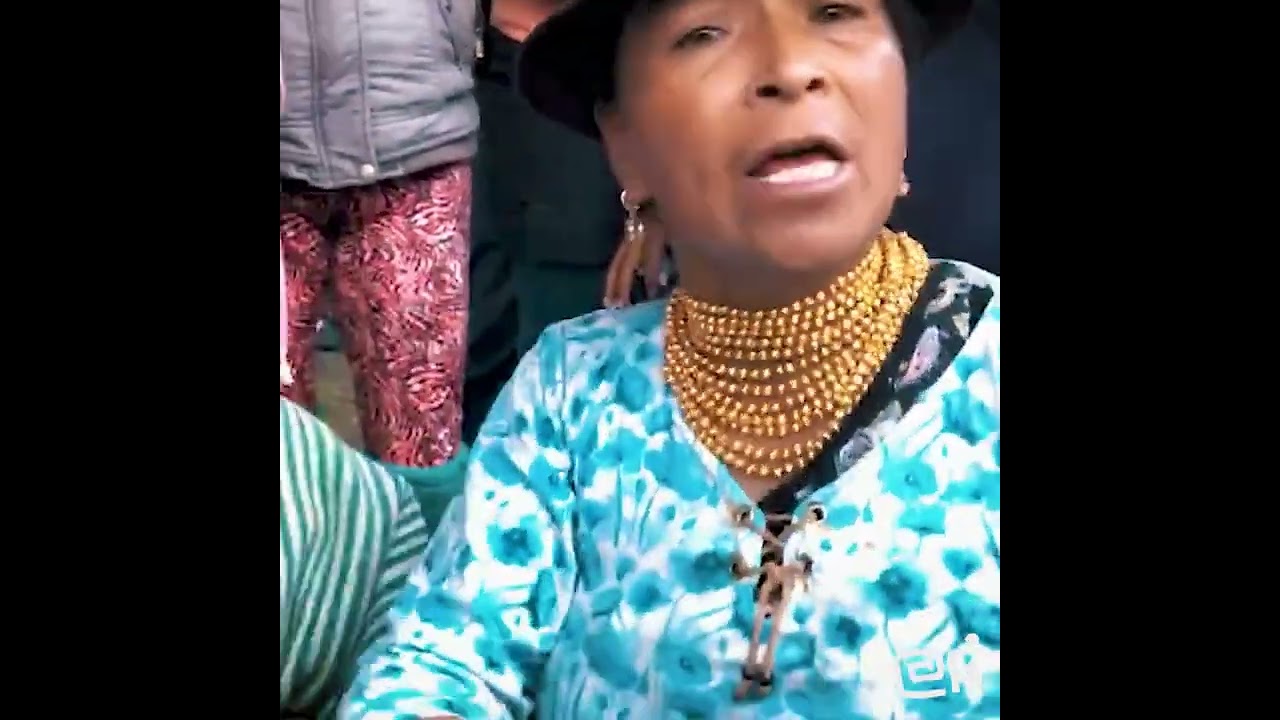 la señora CHULLA 🍳 paro nacional del ecuador 2022