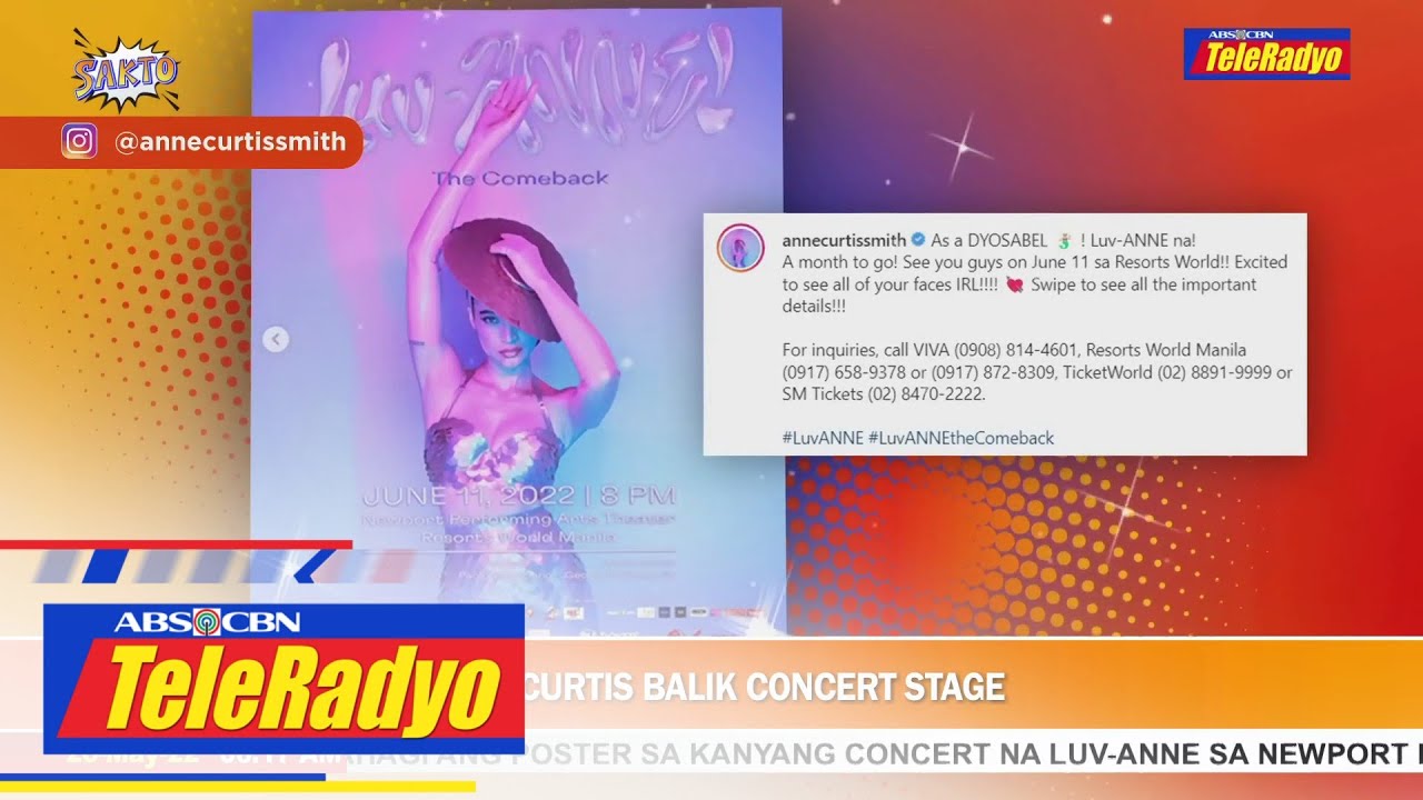 Anne Curtis balik concert stage | SAKTO (26 May 2022)