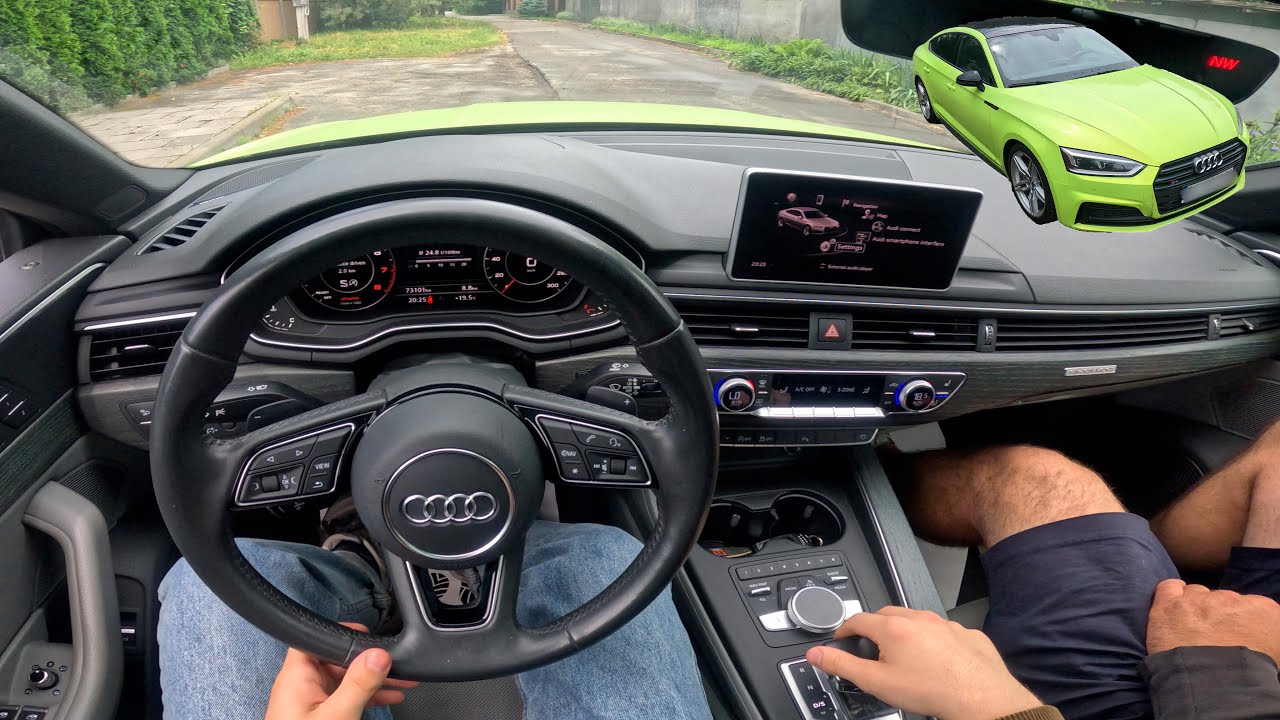 2018 AUDI A5 Quattro 252 hp - POV TEST DRIVE