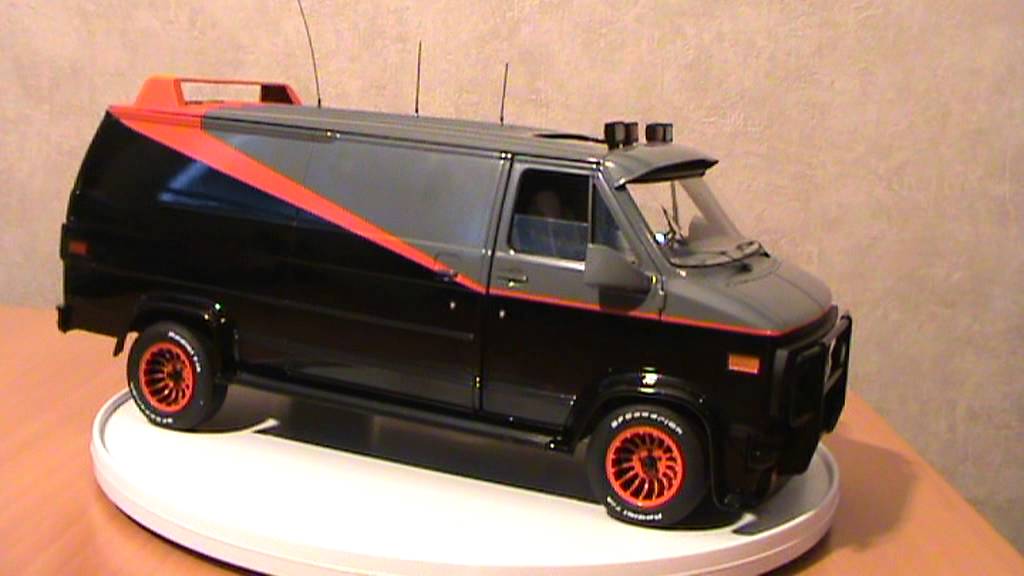 The A-Team GMC van - Elite Version from Hot Wheels - 1/18 scale