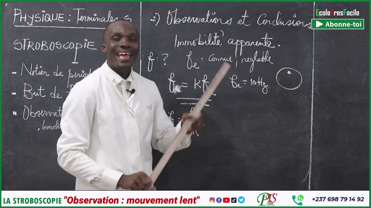 Physique Terminale #64 - La Stroboscopie : observation  mouvement lent