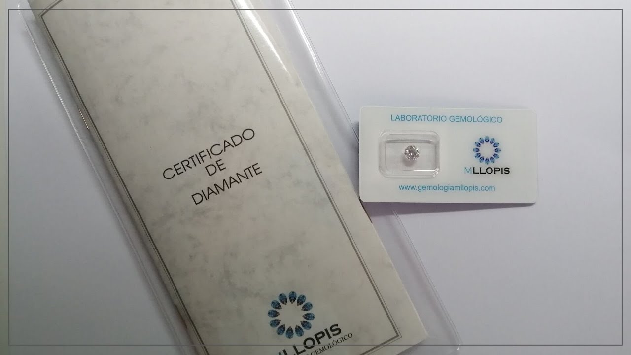 Como se certifica un diamante en MLLOPIS