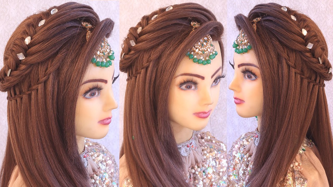 2 Beautiful easy hairstyle - simple hairstyle for girls l party hairstyle l hairstyle for wedding