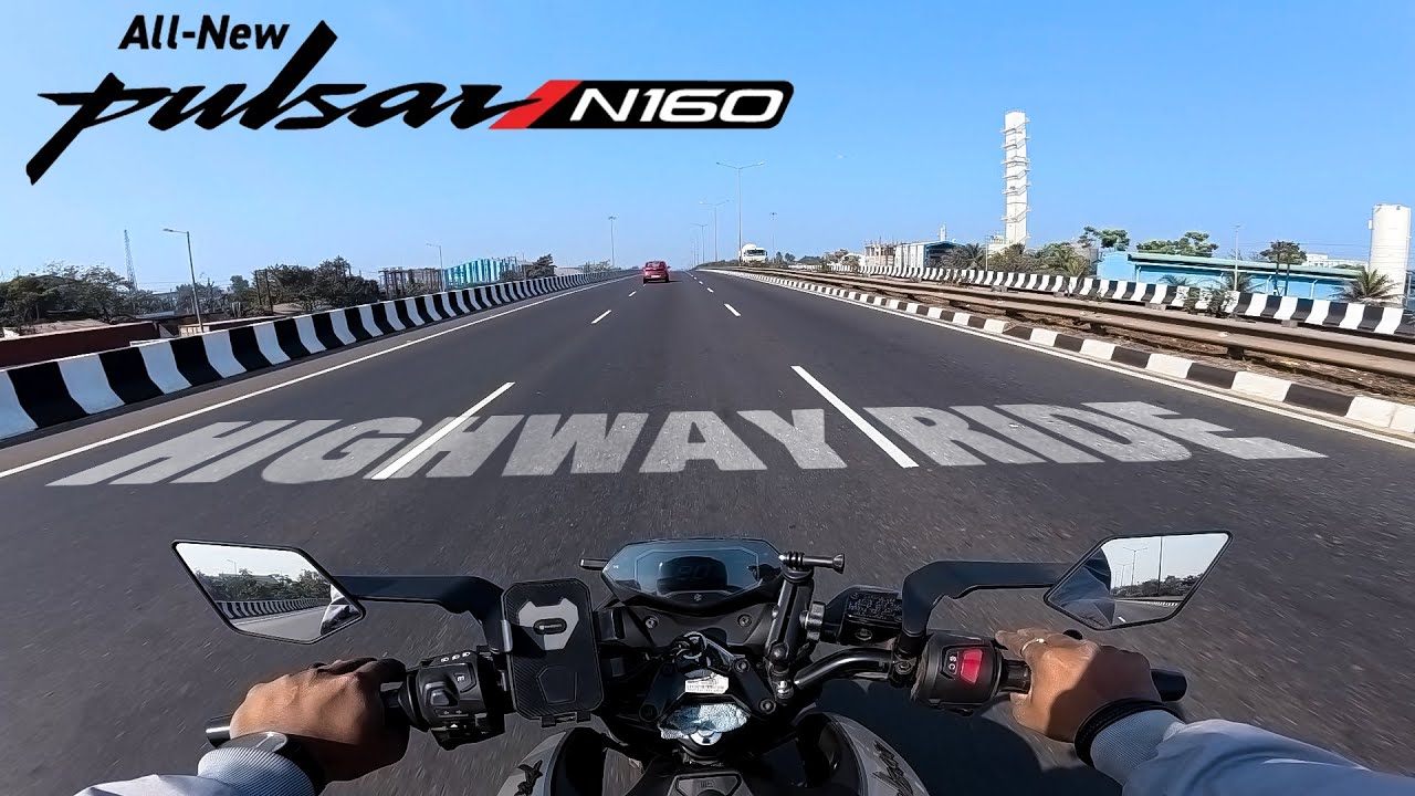 Highway Ride Pulsar N160 | ASMR | DJI OSMO Action 5 Pro NH16 #ride20