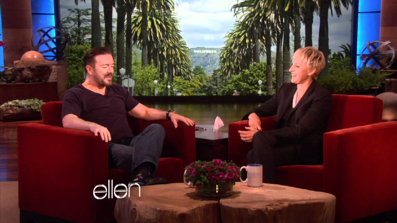 Ricky Gervais Prepares for the Golden Globes