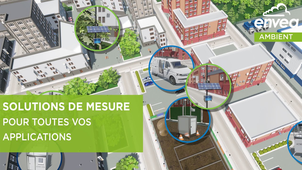 Solutions ENVEA pour la surveillance de la qualité de l'air ambiant