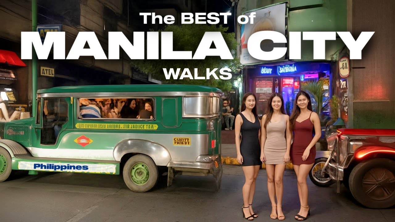 Non-Stop Action in Manila City Philippines [4K]