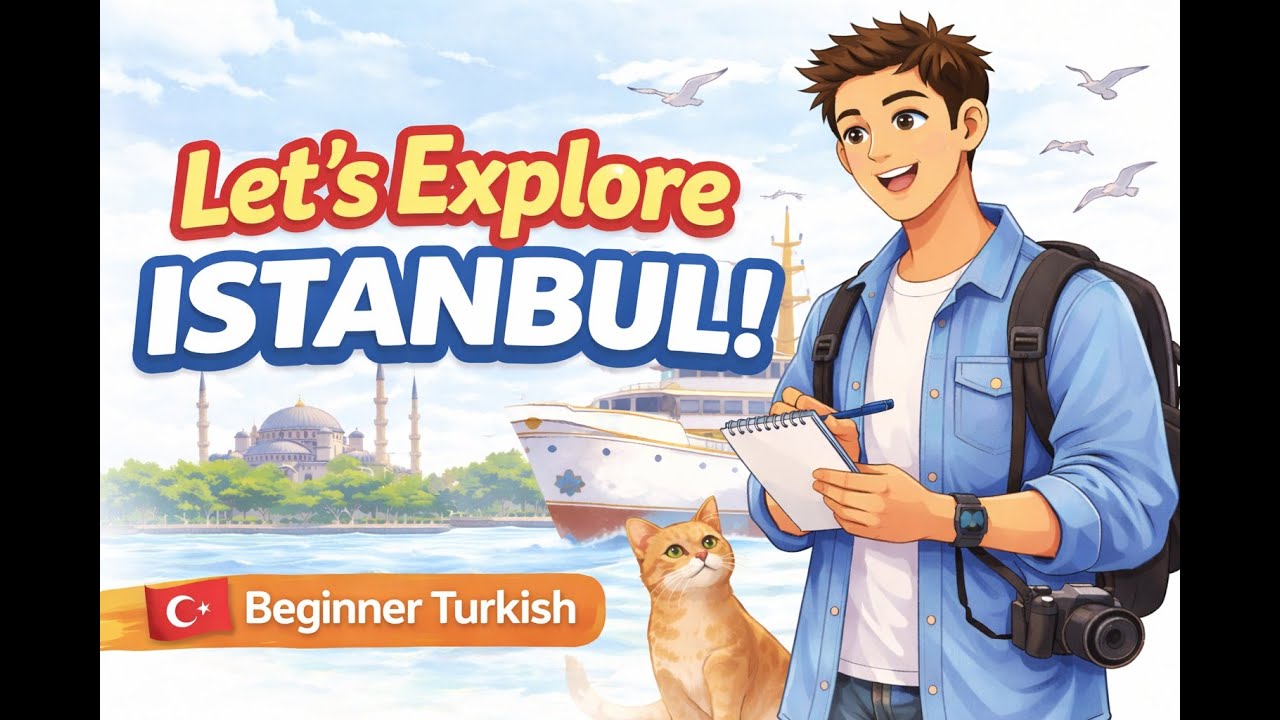 Learn Turkish With Shadowing - A1 Exploring Istanbul | Part 2