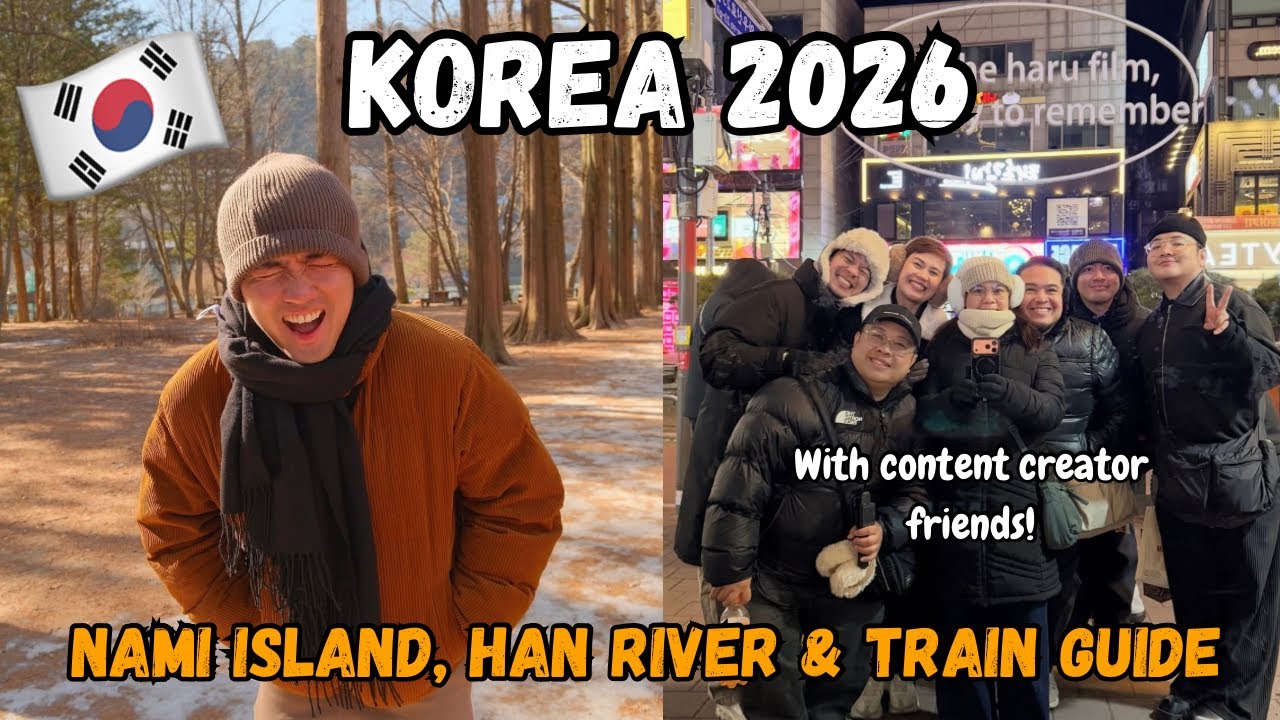KOREA 2026 🇰🇷 DIY Nami Island + Han River Biking + Train Guide