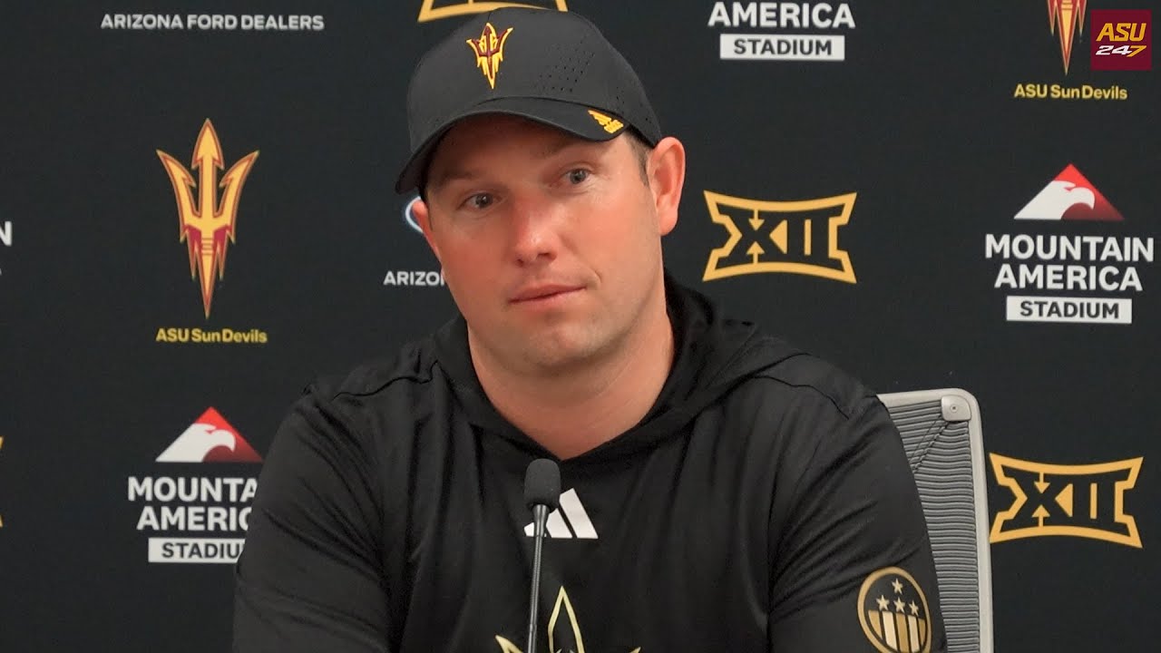 Kenny Dillingham following ASU's 25-23 win over West Virginia (11/15/25)