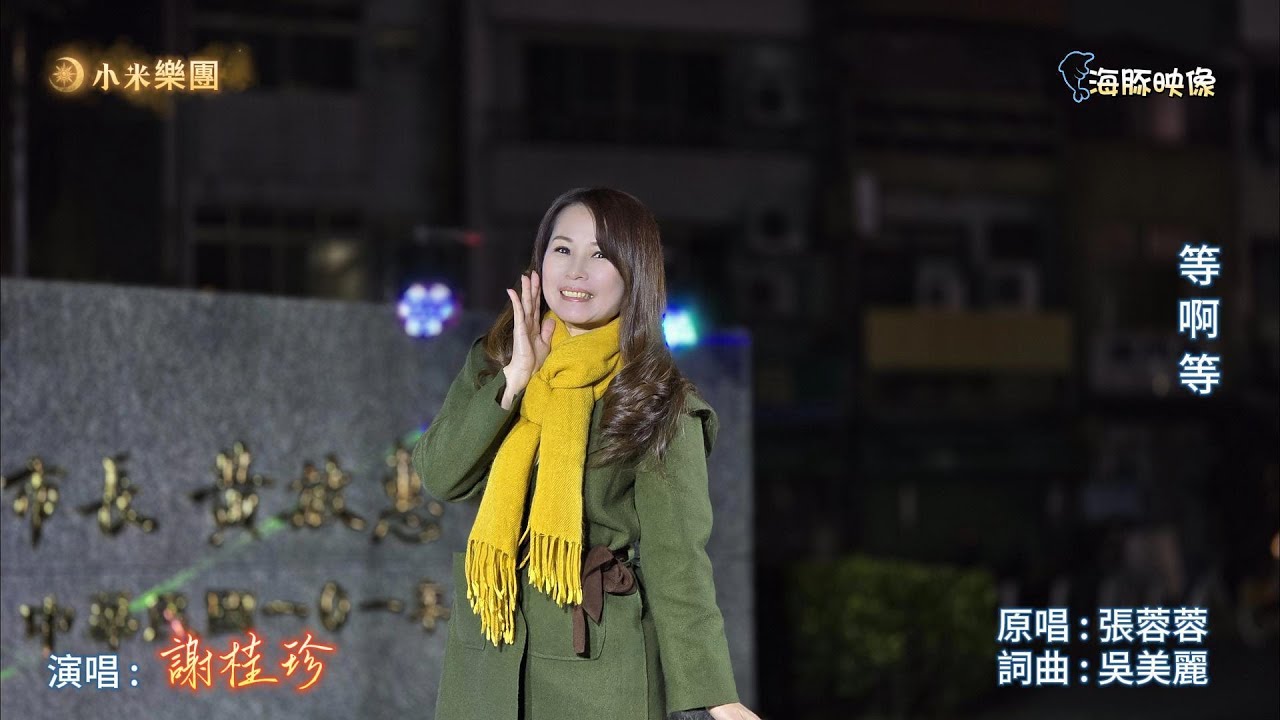 謝桂珍 ~ 等啊等  ( 張蓉蓉  歌曲 )   街藝演唱  2024.12.19  ( 小米樂團 ) 海豚映像