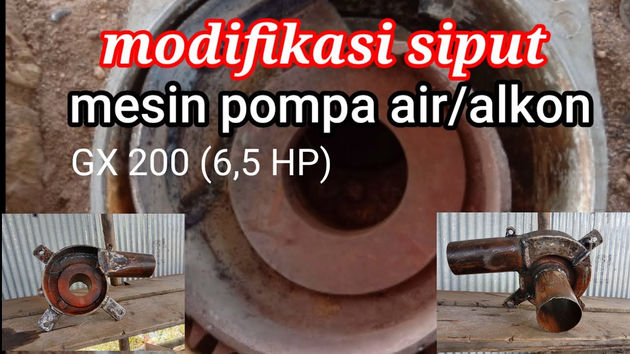 Tutorial.!! Modifikasi siput mesin pompa/Alkon tanpa memakai tabung@ sampurnane urip.