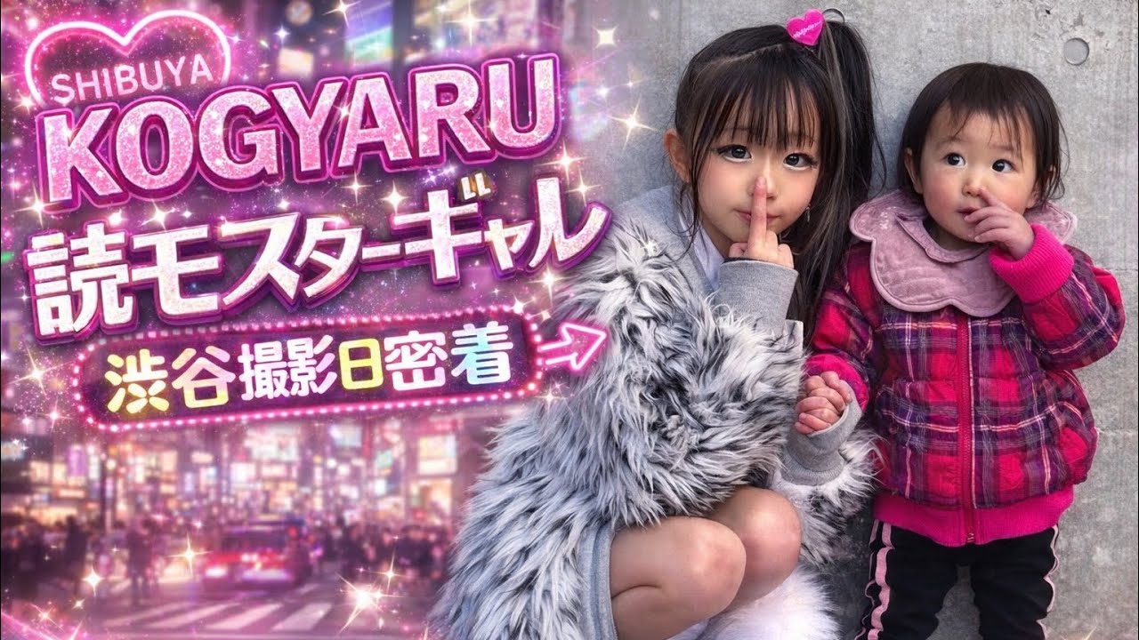 【密着】小学生KOGYARU読モ⭐️スターギャルの渋谷撮影Vlog