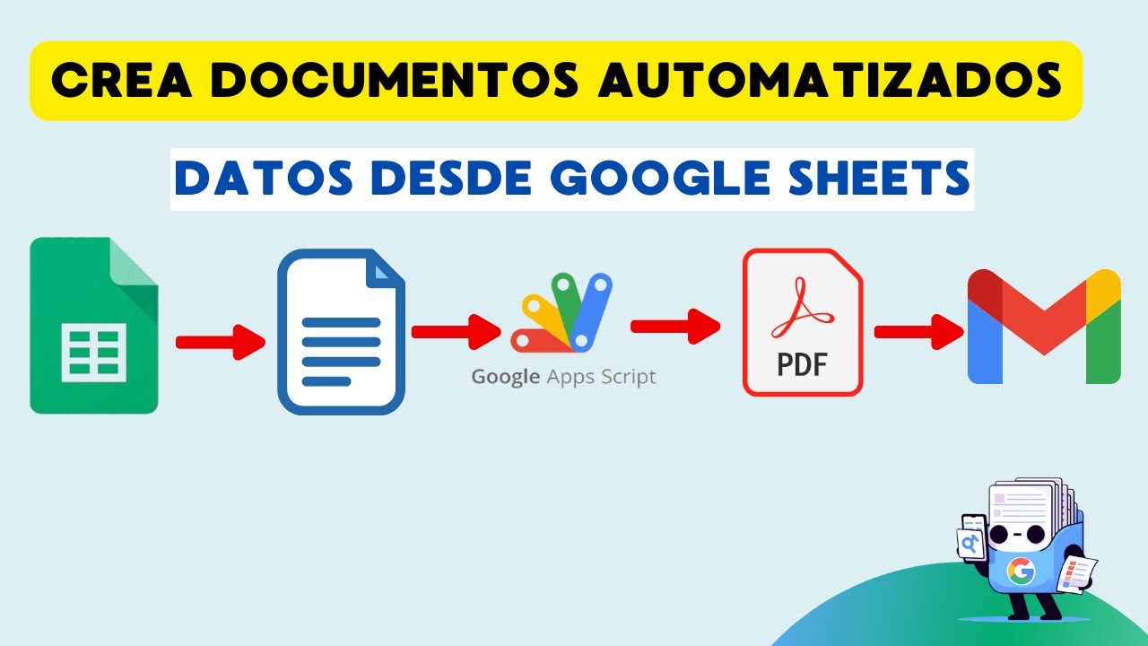 Crea Documentos/Cartas usnado pastillas y datos desde GOOGLE SHEETS! (Script + PDF)
