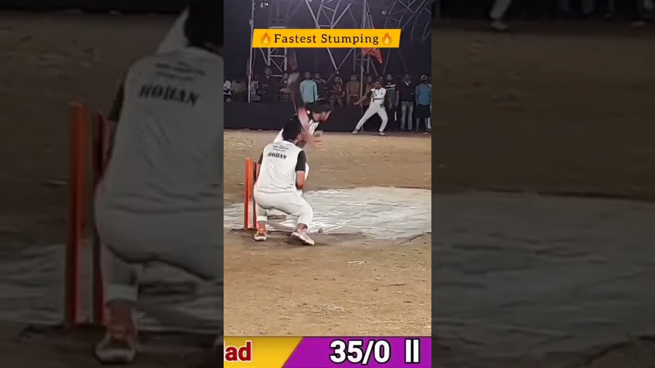 Fastest Stumping - Rohan Chile - MSD of Underarm Box Cricket