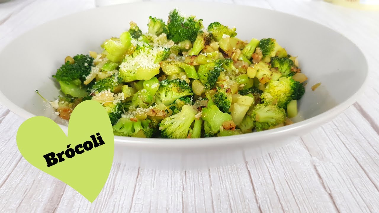 Brocoli receta en 10 minutos |Muy f&aacute;cil, r&aacute;pida y sana|