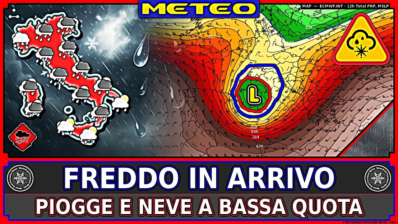 Meteo: Freddo e Neve in Arrivo &ndash; Previsioni Fino al 24 Novembre