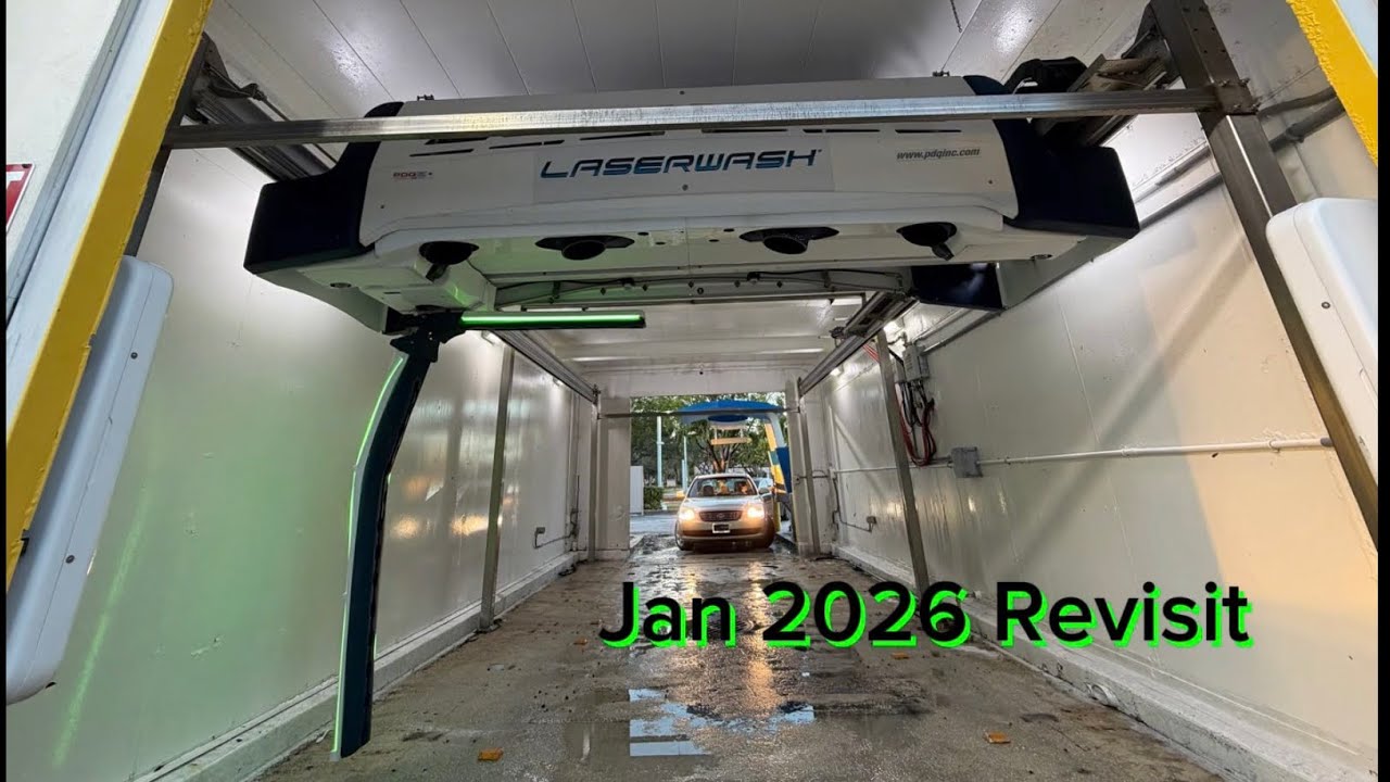CW 153 Янв 2026 Повторный визит в PDQ Laserwash 360 Plus на заправке Chevron в Купер-Сити, Флорида.